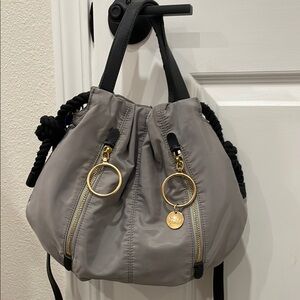 See by Chloe Flow Tote Crossbody Bag Grey